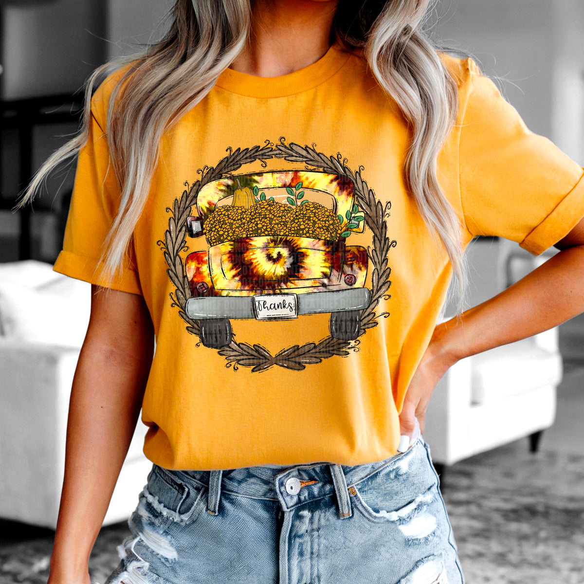 Thanks Truck 104258 DTF transfer