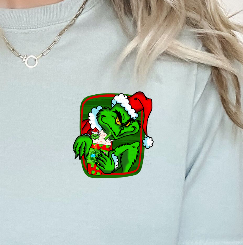 That's It I'm Not Going Green Man Santa Hat (Pocket) 115855 DTF transfer