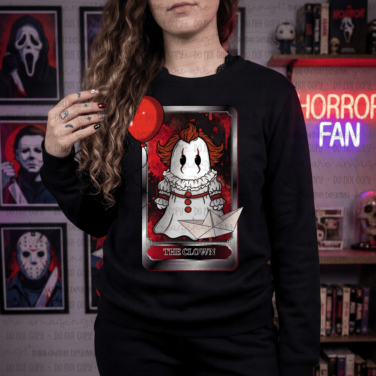 The clown (RRD) DTF transfer