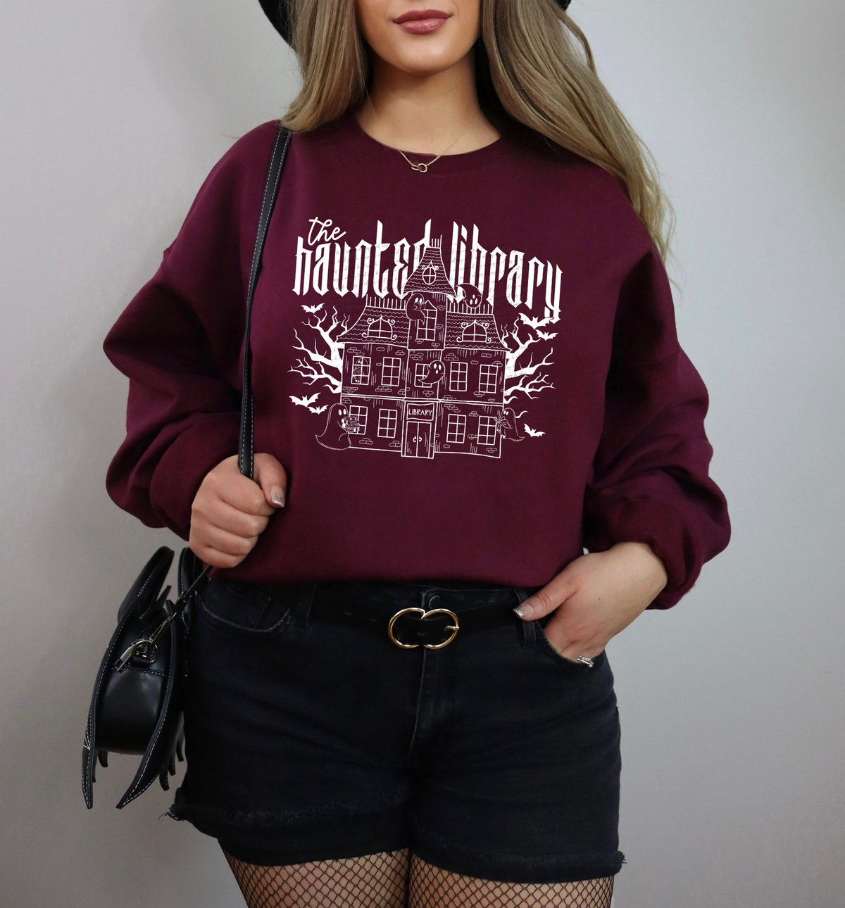 The Haunted Library White 46333 DTF transfer