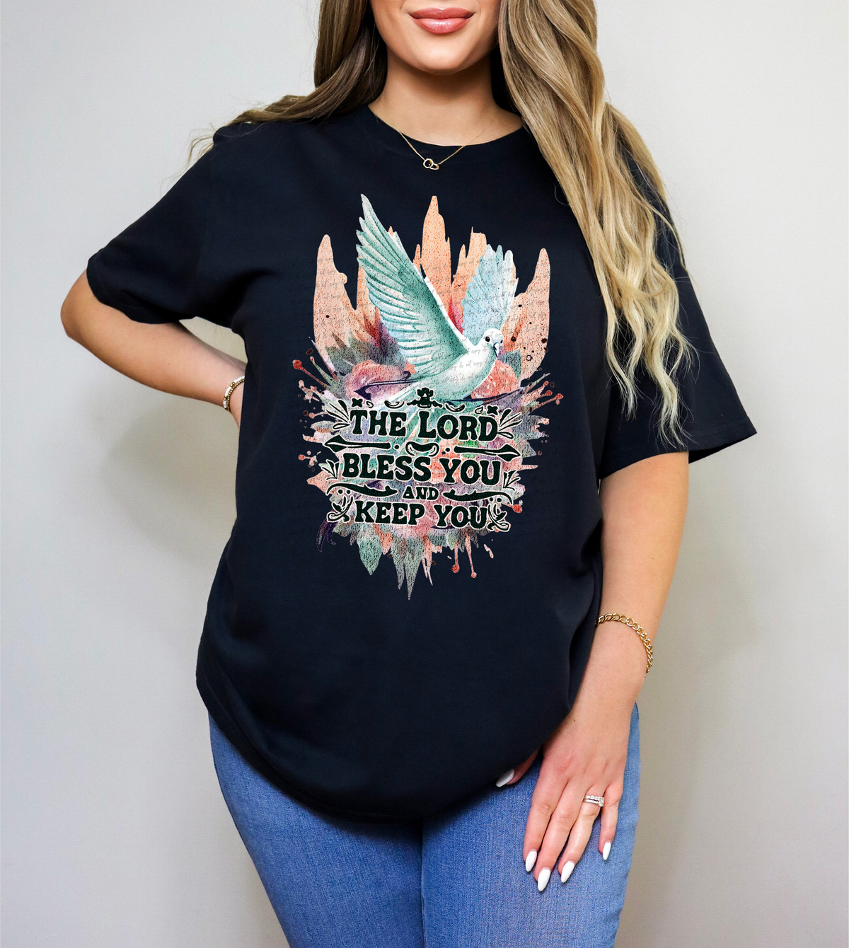 The Lord Bless You and Keep You Bird 81046 DTF Transfer