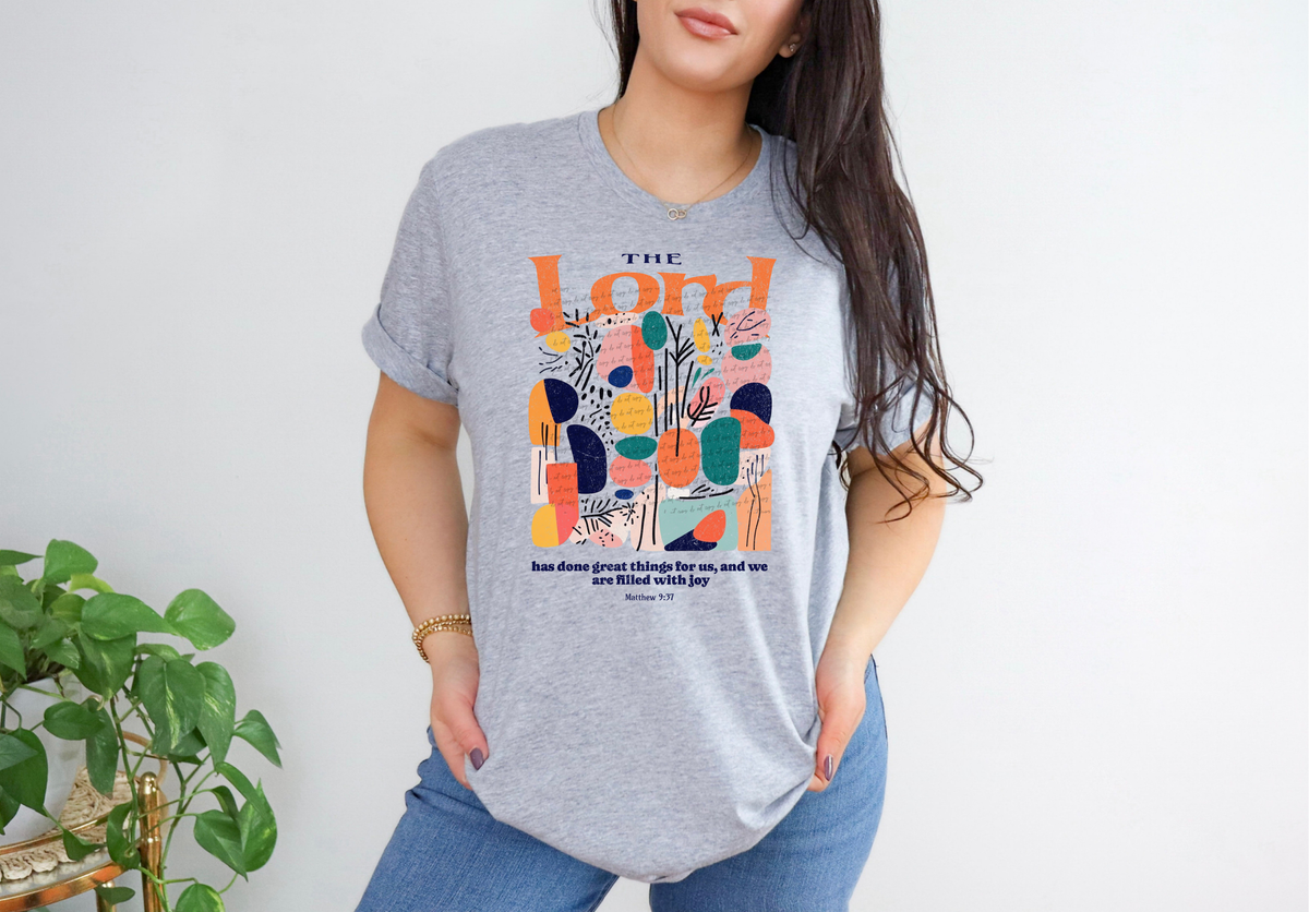 The Lord Has Done Great Things For Me And We Are Filled With Joy 46630 DTF transfer