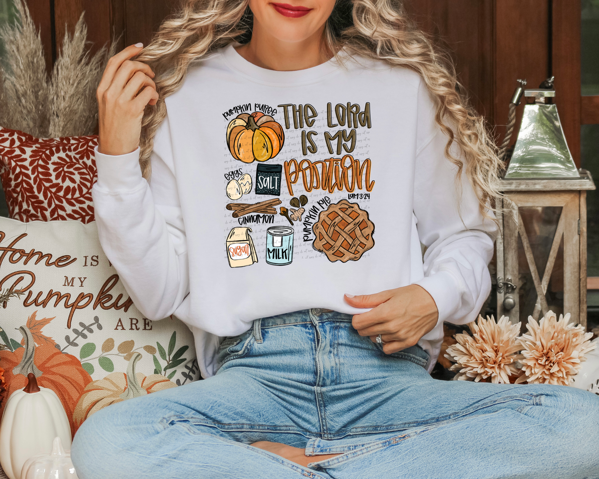 The Lord Is My Portion 51668 DTF transfer