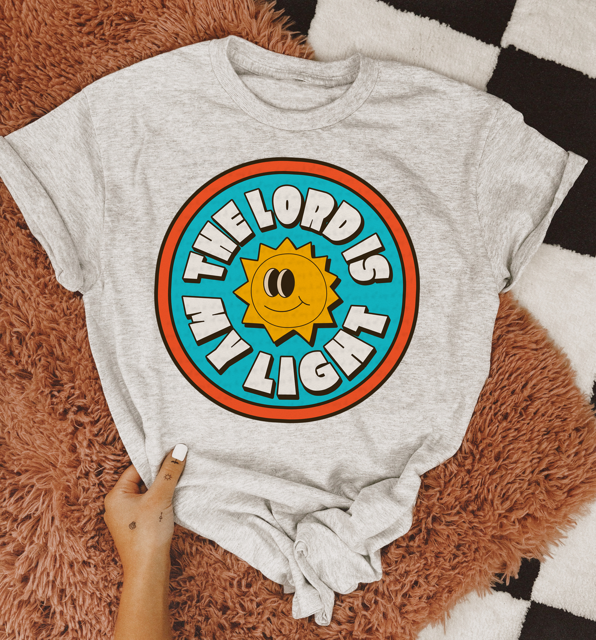 The Lord is My Light Sun Smiley 110159 DTF transfer