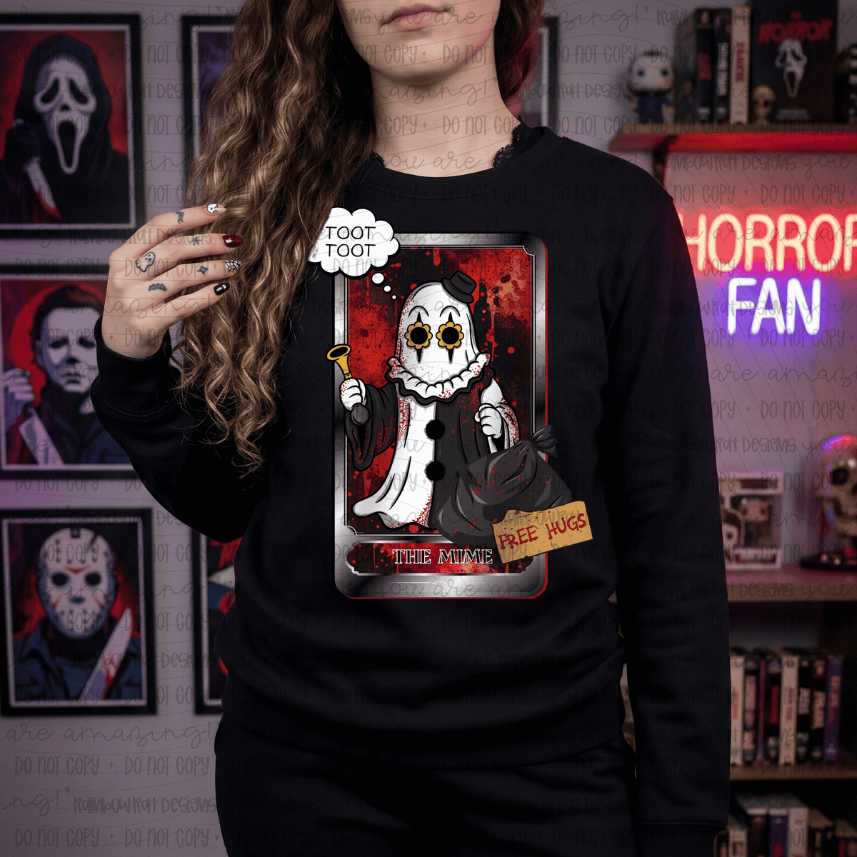 The mime (RRD) DTF transfer