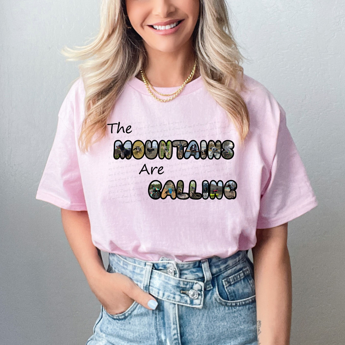 The Mountains Are Calling 114603 DTF transfer