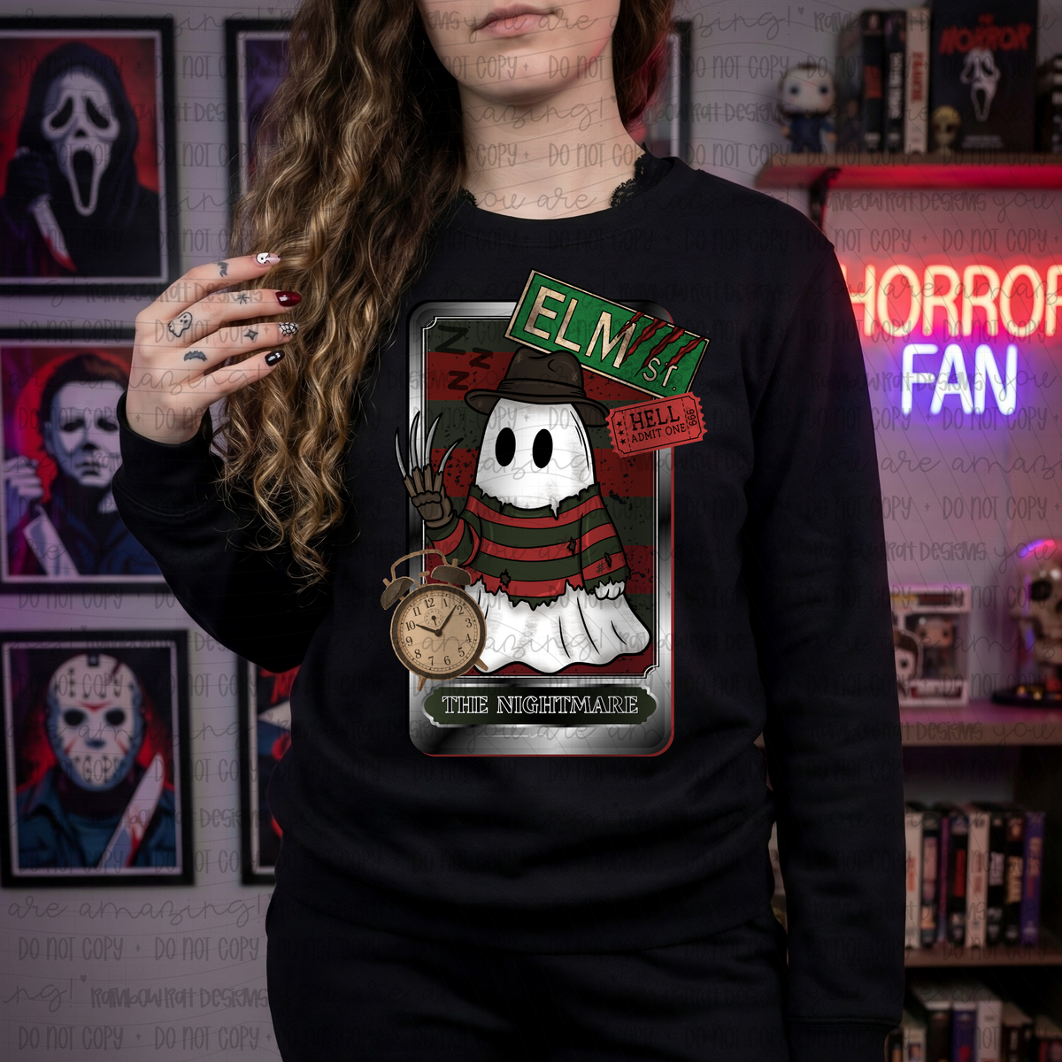 The nightmare ghost (RRD) DTF Transfer