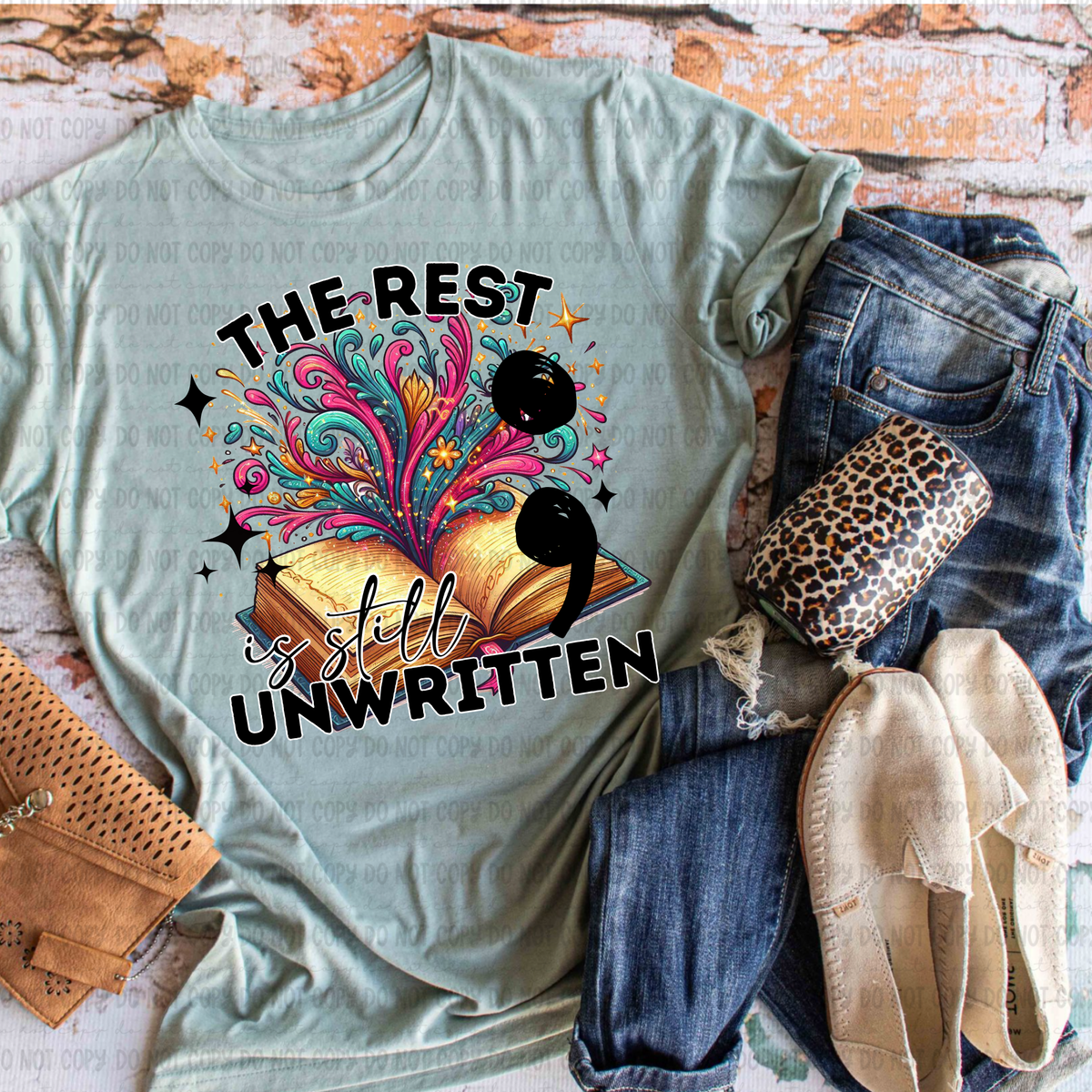 The rest is still unwritten (Revel) 107031 DTF transfer