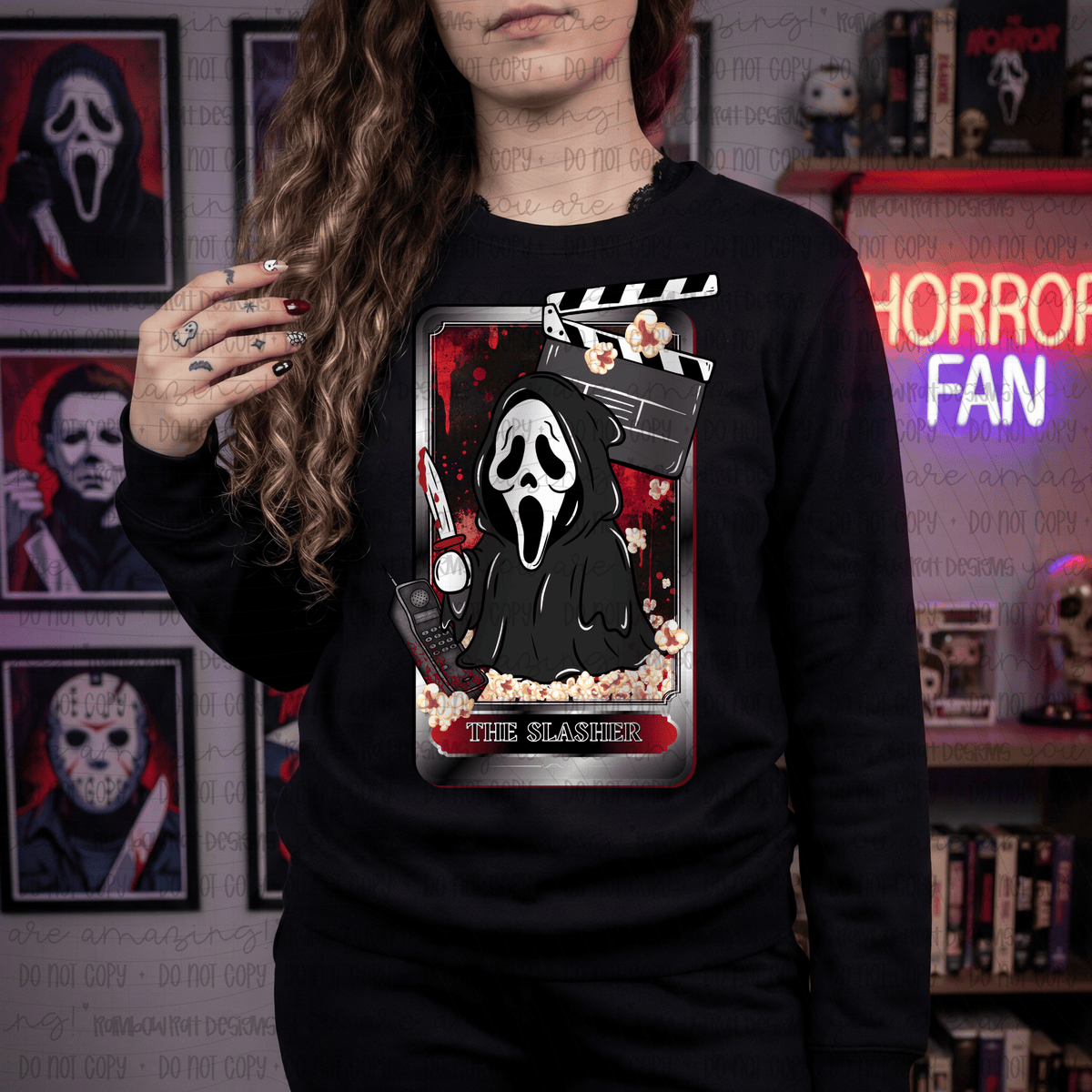 The slasher ghost (RRD) DTF Transfer