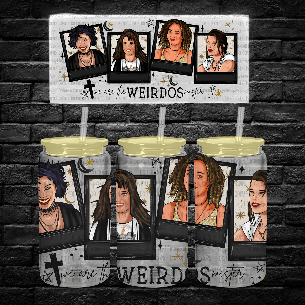 The weird (RRD) UV DTF WRAP