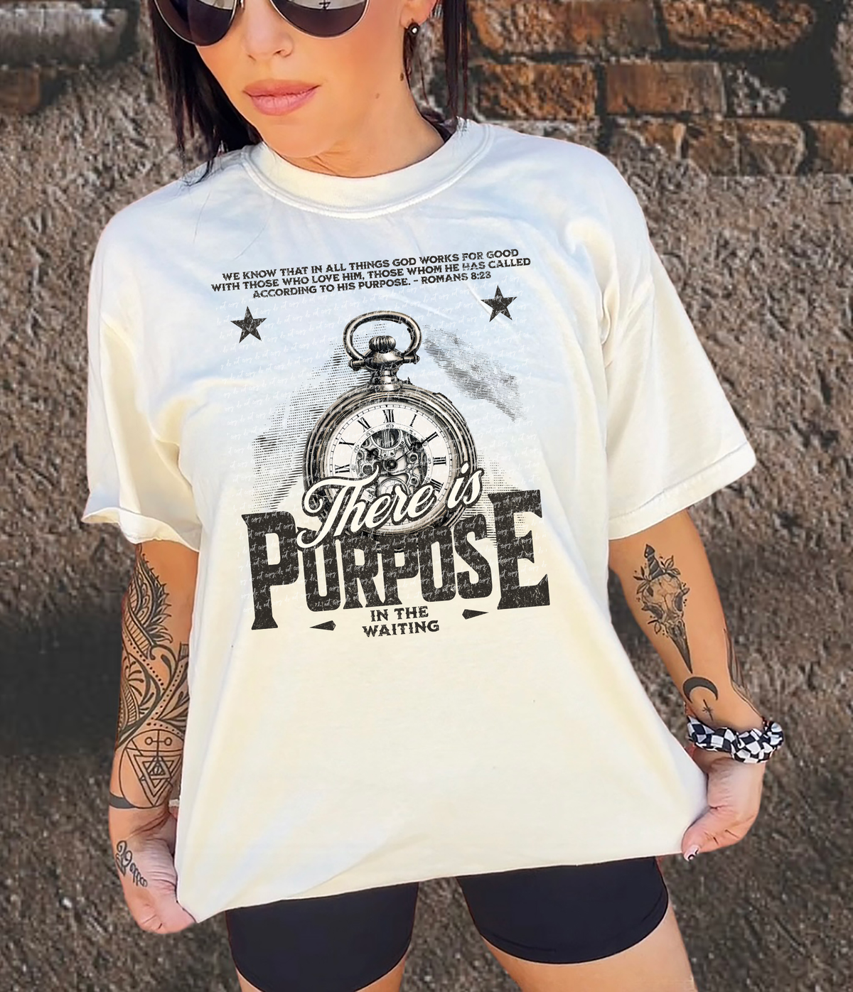 There Is Purpose In The Waiting Dark 81063 DTF Transfer