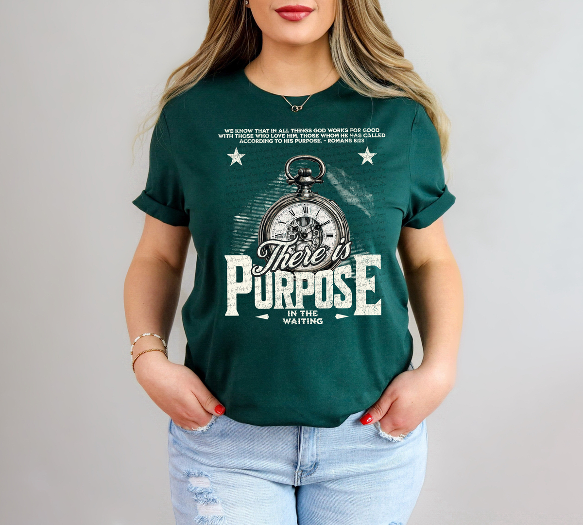 There Is Purpose In The Waiting Light 81064 DTF Transfer