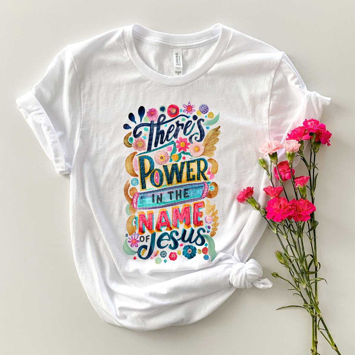 There's Power in The Name of Jesus 81065 DTF Transfer