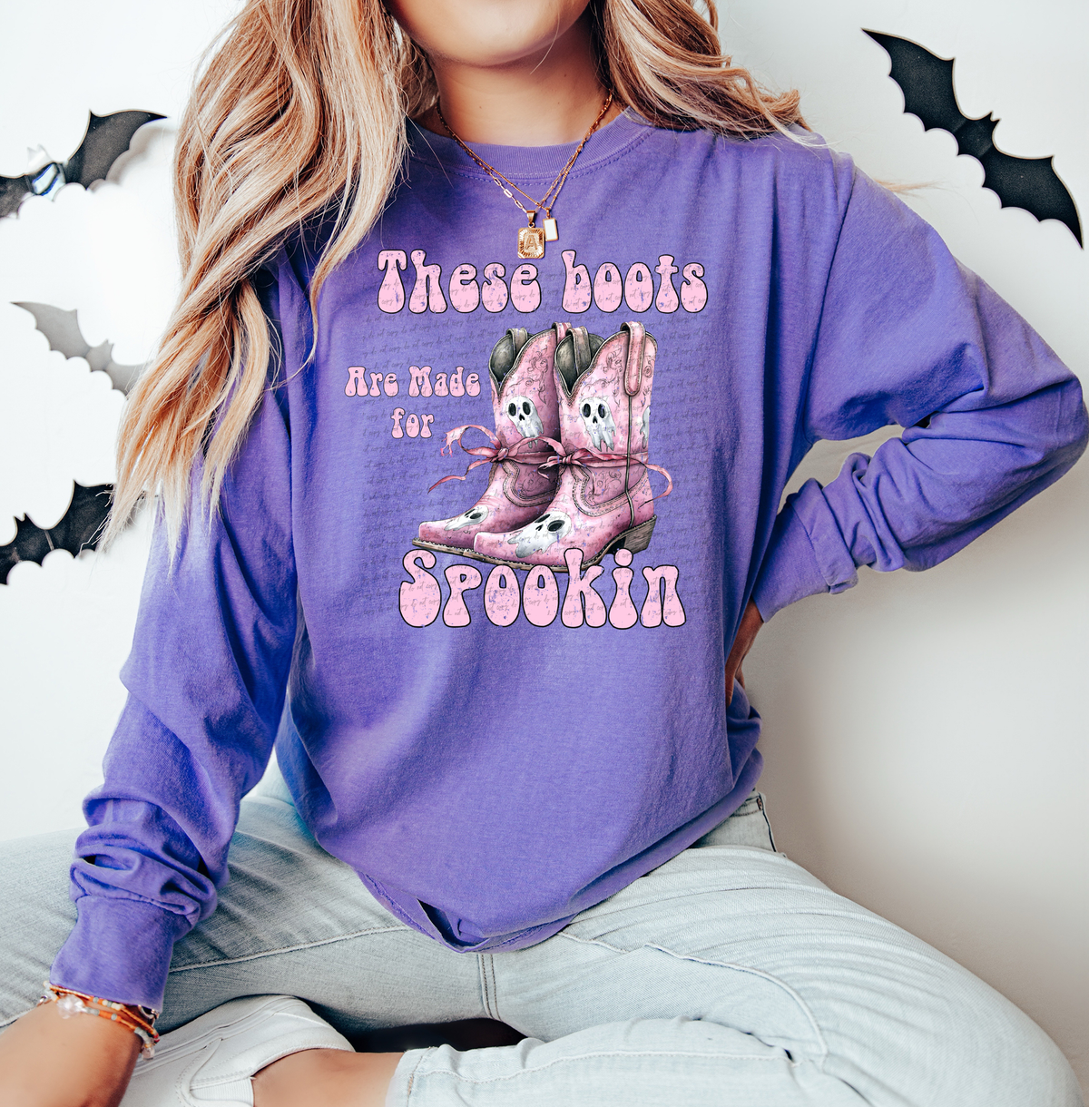 These Boots Are Made For Spookin 59432 DTF transfer