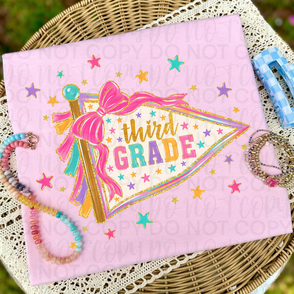 Third grade pennant (UAC) DTF Transfer