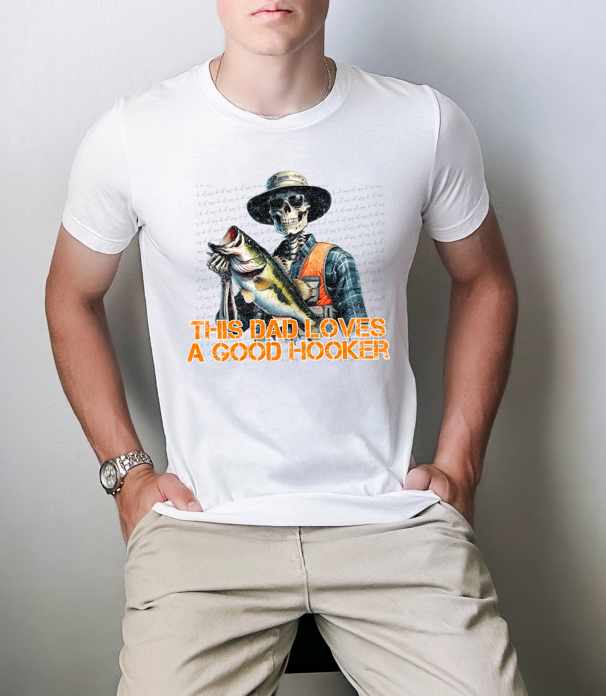 This Dad Loves A Good Hooker 74767 DTF Transfer