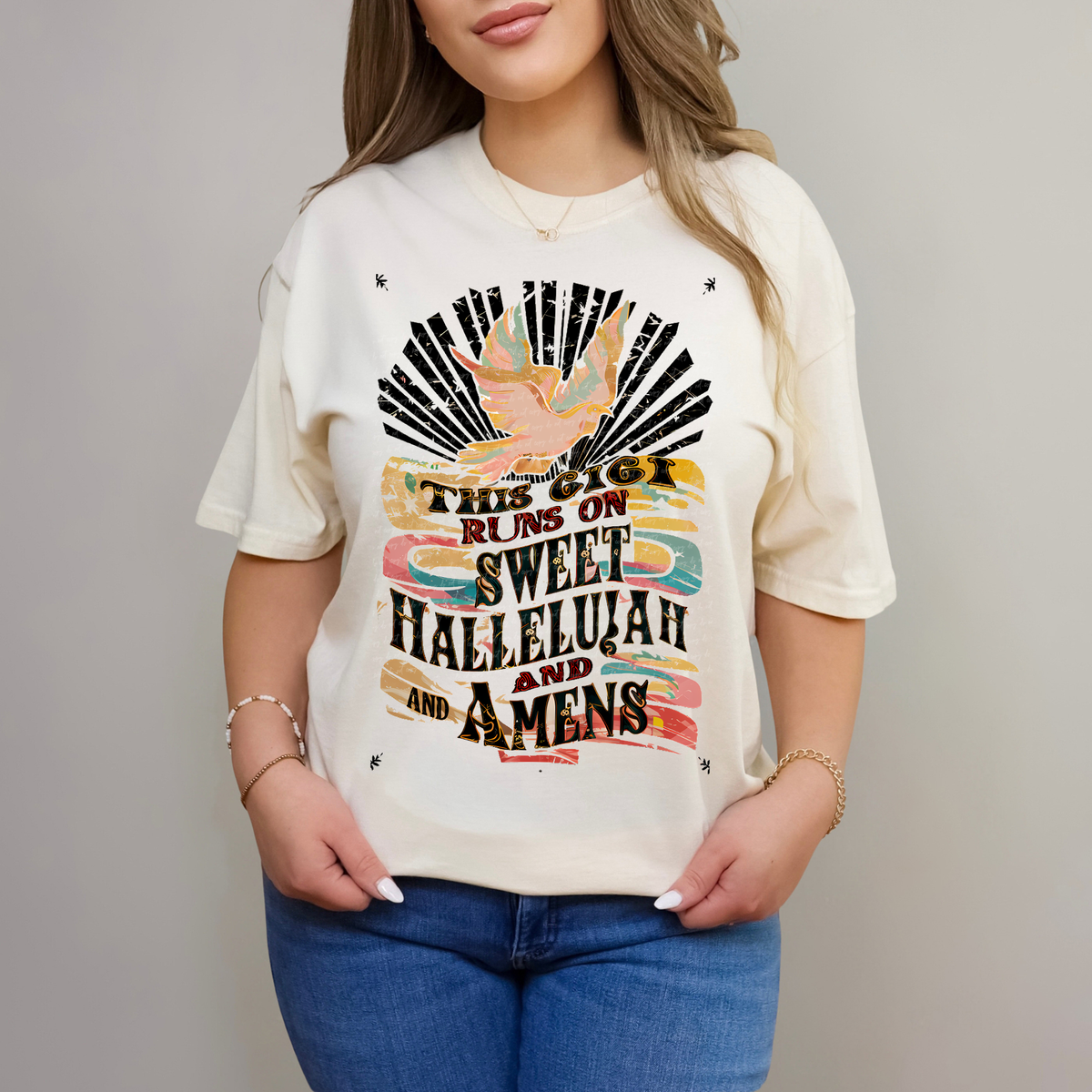 This Gigi Runs On Sweet Hallelujah And Amen 81316 DTF Transfer