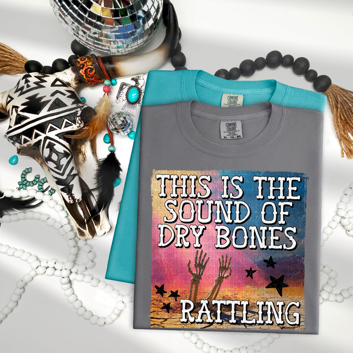 This is the sound of dry bones rattling 105123 DTF transfer