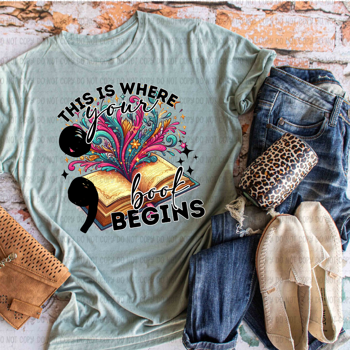 This is where your book begins (Revel) 107032 DTF transfer