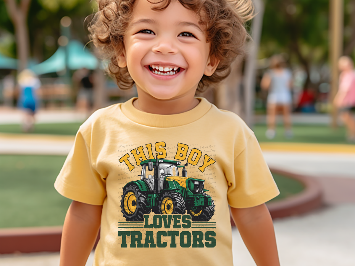 This Boy Loves Tractors 63189 DTF transfer