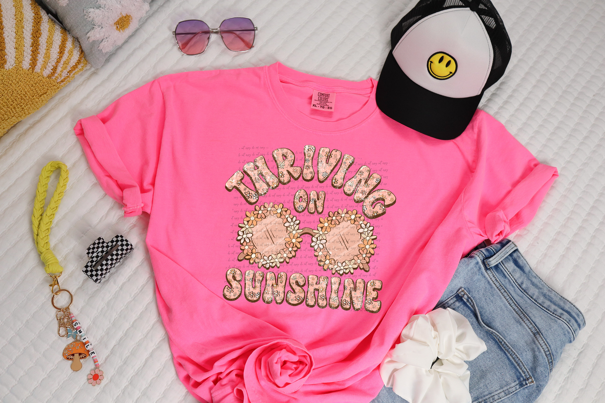 Thriving On Sunshine 74557 DTF Transfer