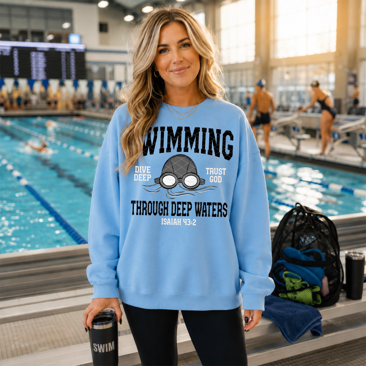 Swimming through deep waters (SDD) DTF Transfer