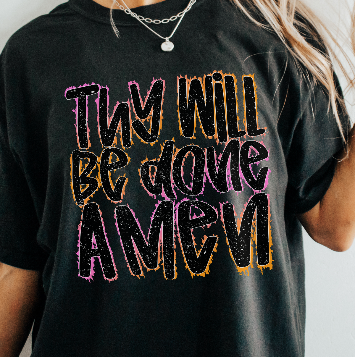 Thy will be done amen 109263 DTF transfer