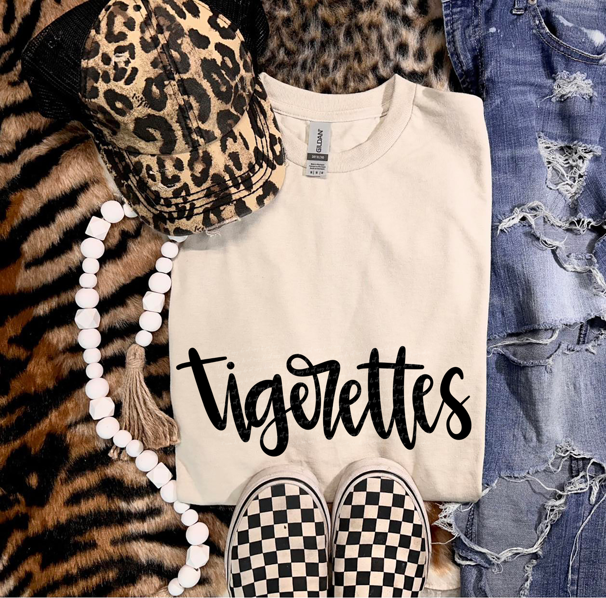 Tigerettes Cubs Hand Lettered 54161 DTF transfer