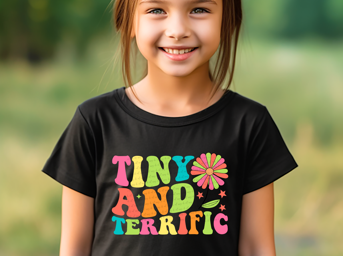 Tiny And Terrific Flower Stars 76615 DTF Transfer