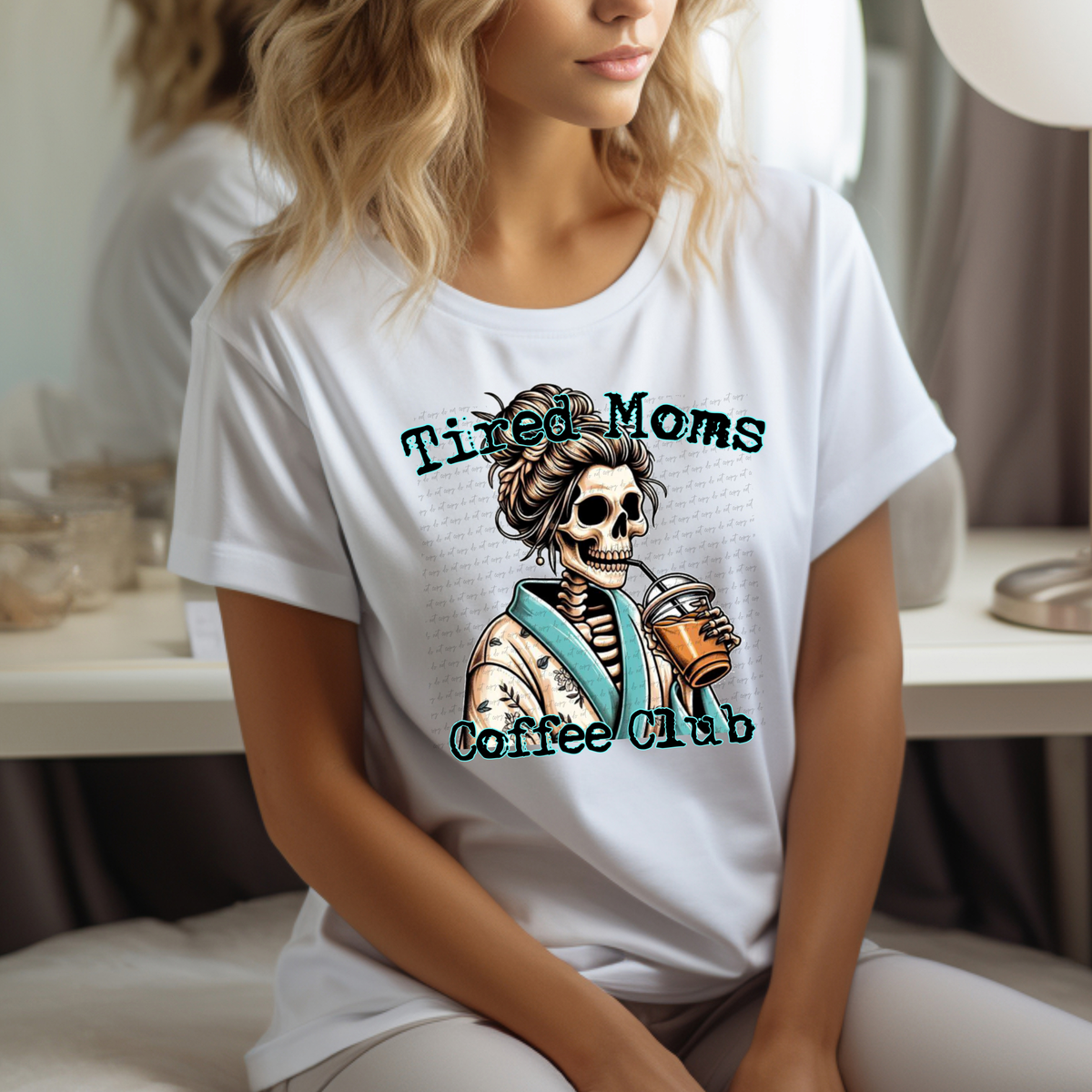 Tired Moms Coffee Club 74839 DTF Transfer