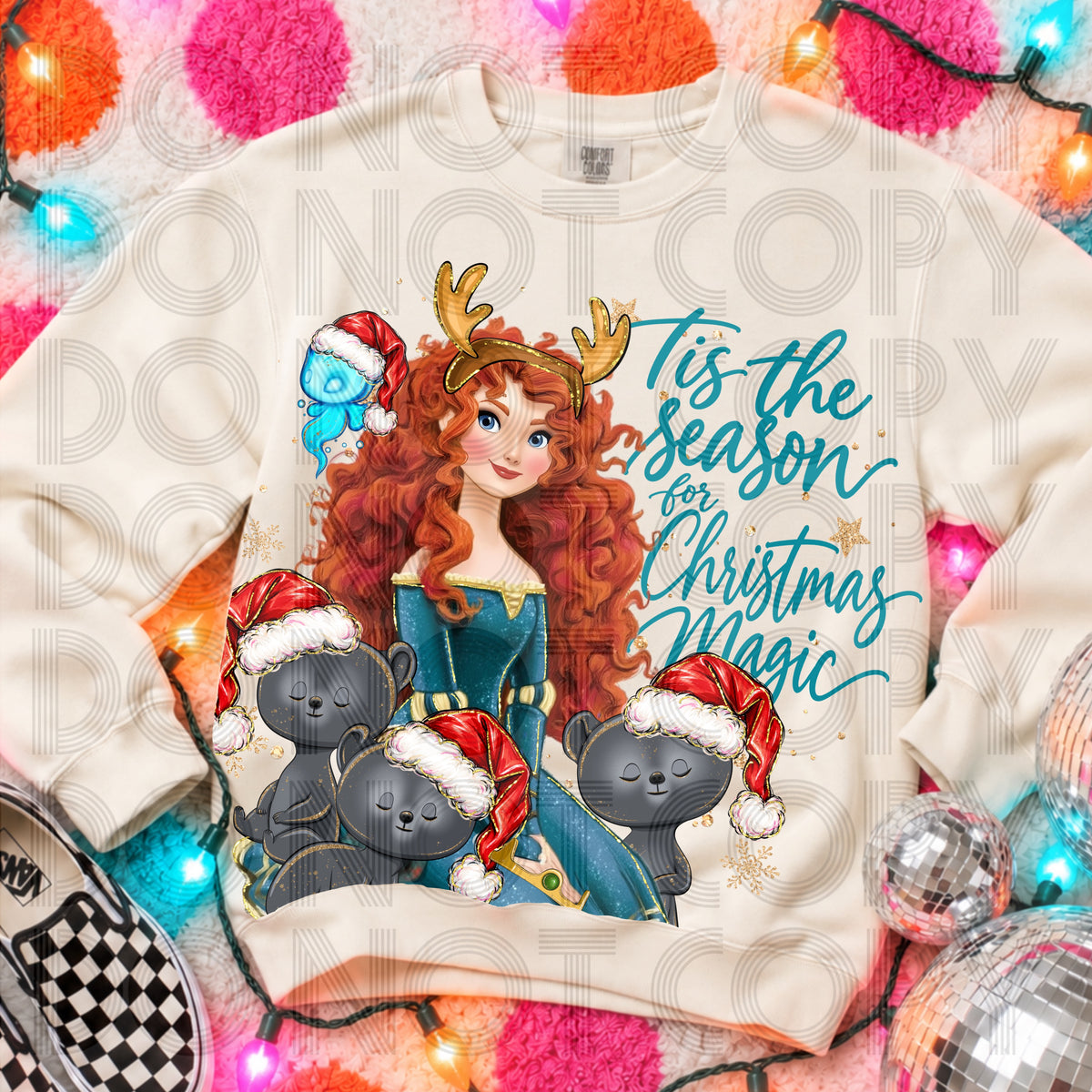 Tis the season for Christmas magic (Renewed) DTF Transfer