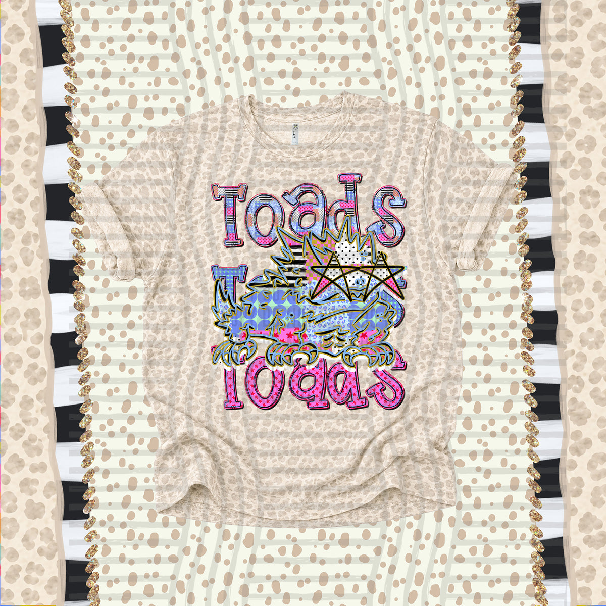 Toads-Dolly Doodle Print (Caplinger) DTF Transfer