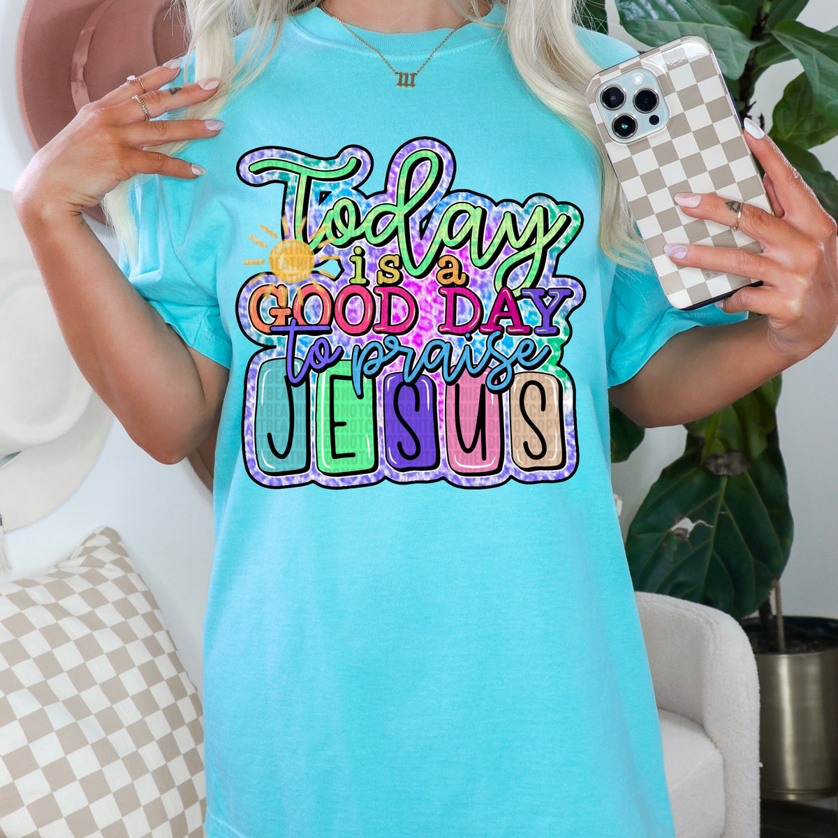 Today is a good day to praise Jesus 104259 DTF transfer