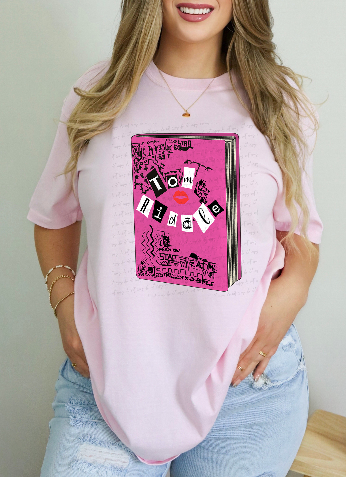 Tom Riddle Pink Mean Book 115288 DTF transfer