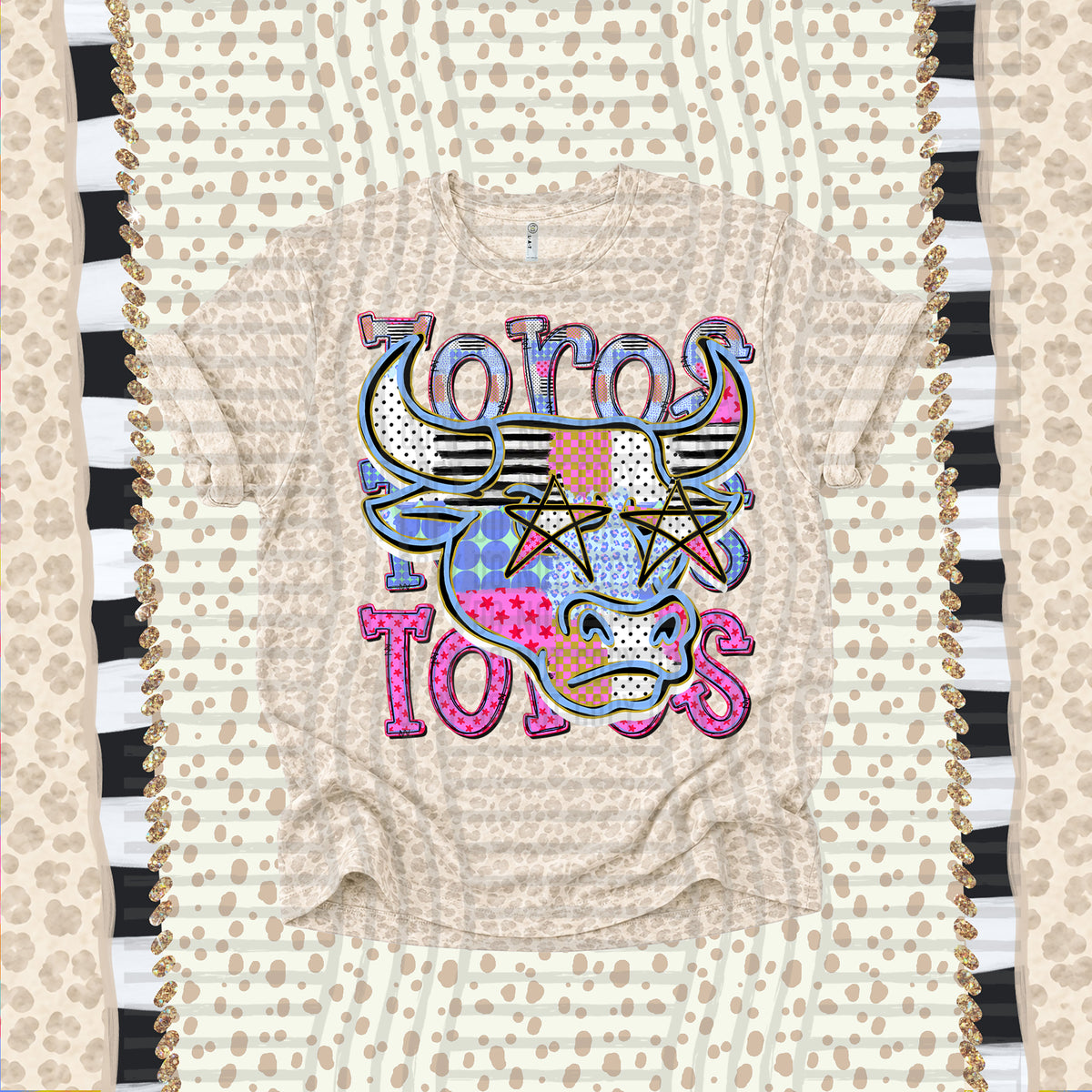 Toros-Dolly Doodle Print (Caplinger) DTF Transfer