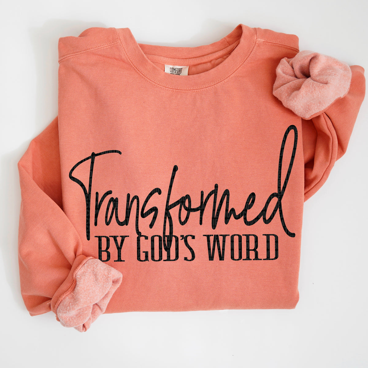 Transformed By God's Word black 68641 (SDD) DTF Transfer