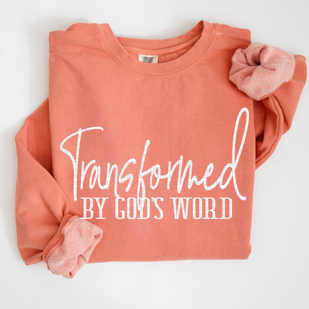 Transformed By God's Word black 68641 (SDD) DTF Transfer