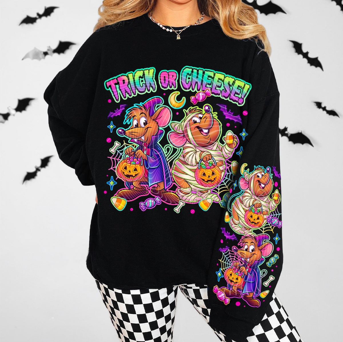 Trick or cheese (SLEEVE ONLY) (Gravitee) DTF transfer