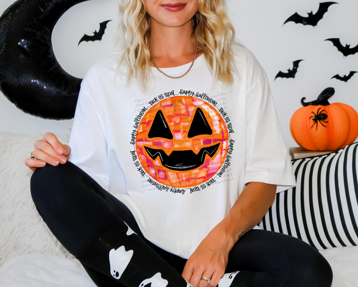 Trick Or Treat Happy Halloween 51676 DTF transfer