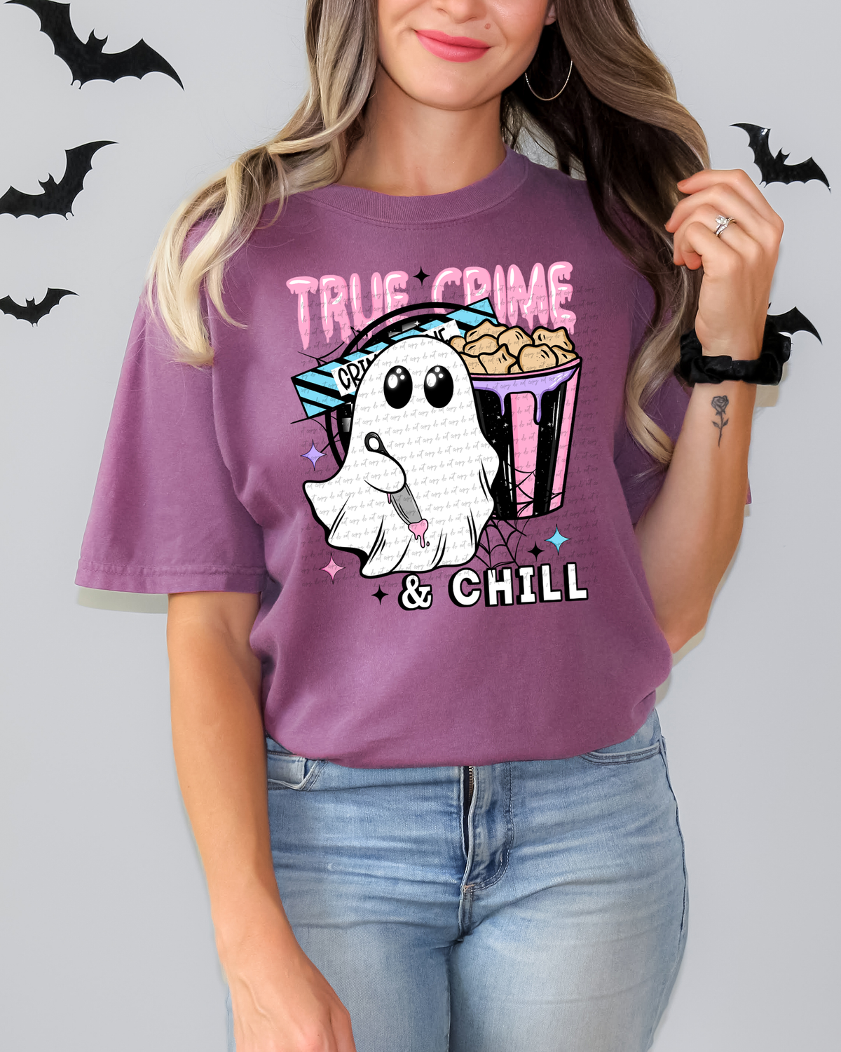 True Crime And Chill 54315 DTF transfer