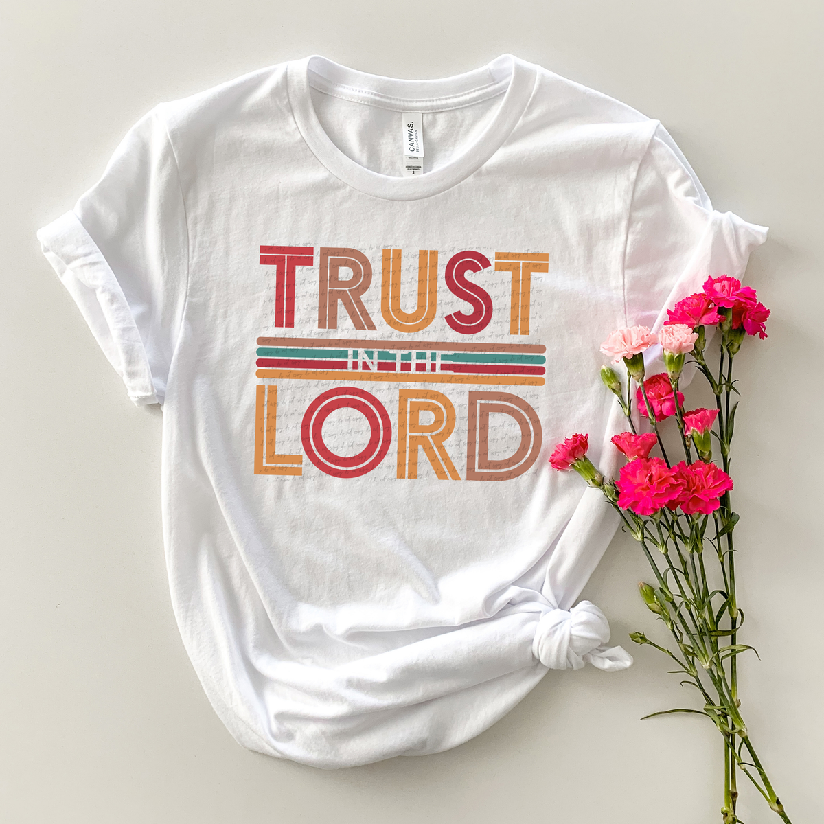 Trust In The Lord Retro 76769 DTF Transfer