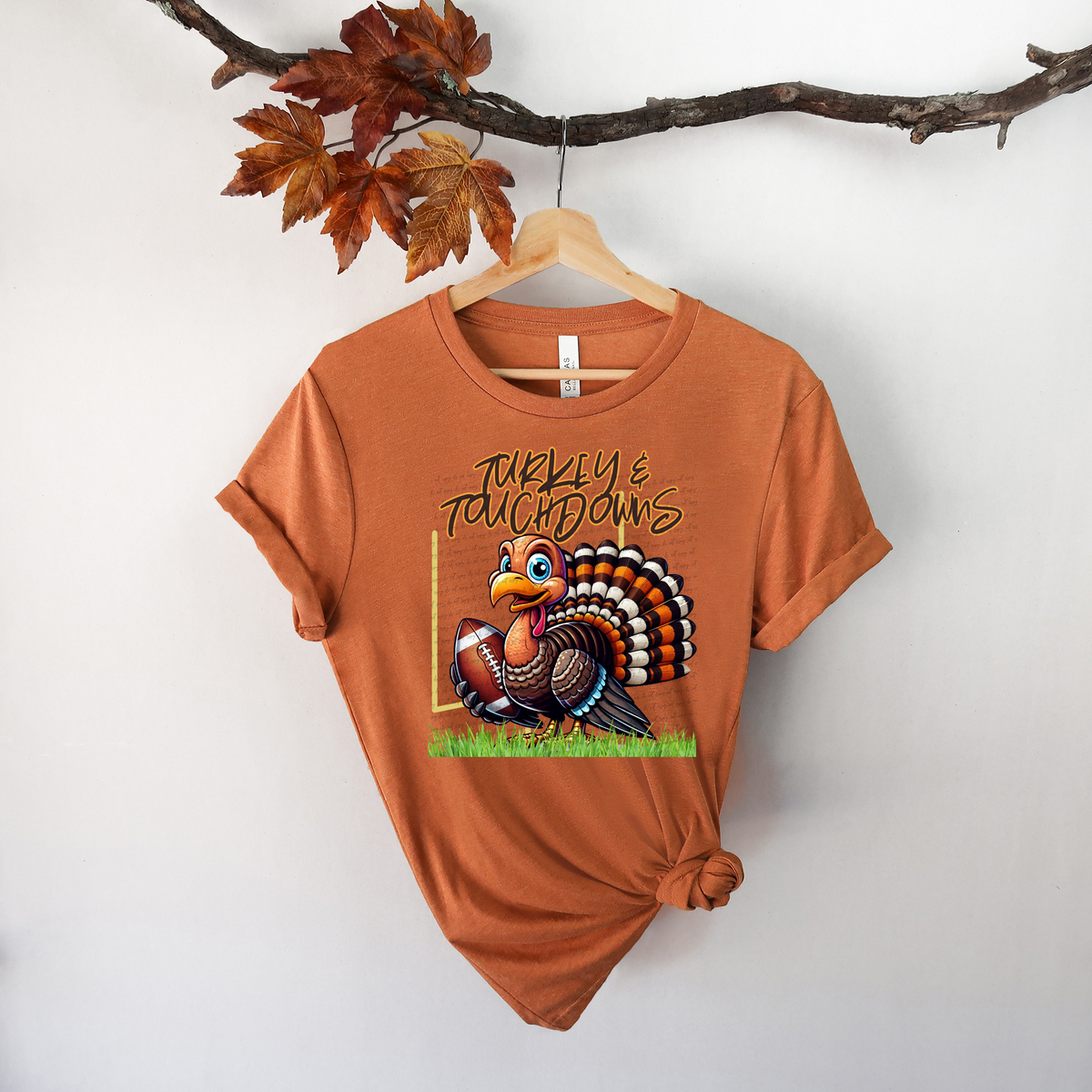 Turkey And Touchdowns 63196 DTF transfer