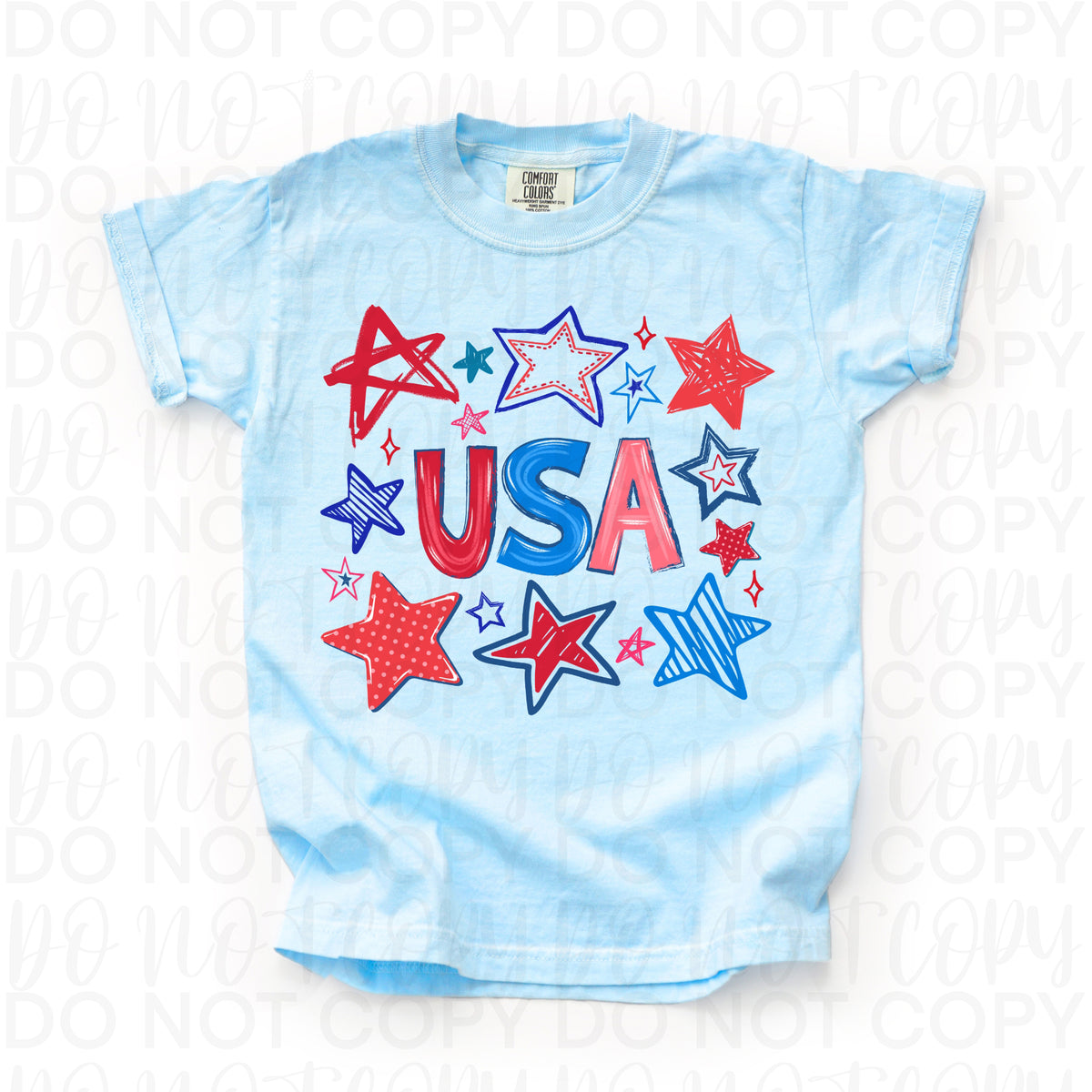 USA (surrounded by stars) (UAC) DTF Transfer