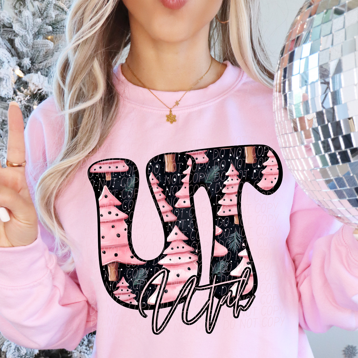 UT Utah Christmas State 66245 DTF transfer