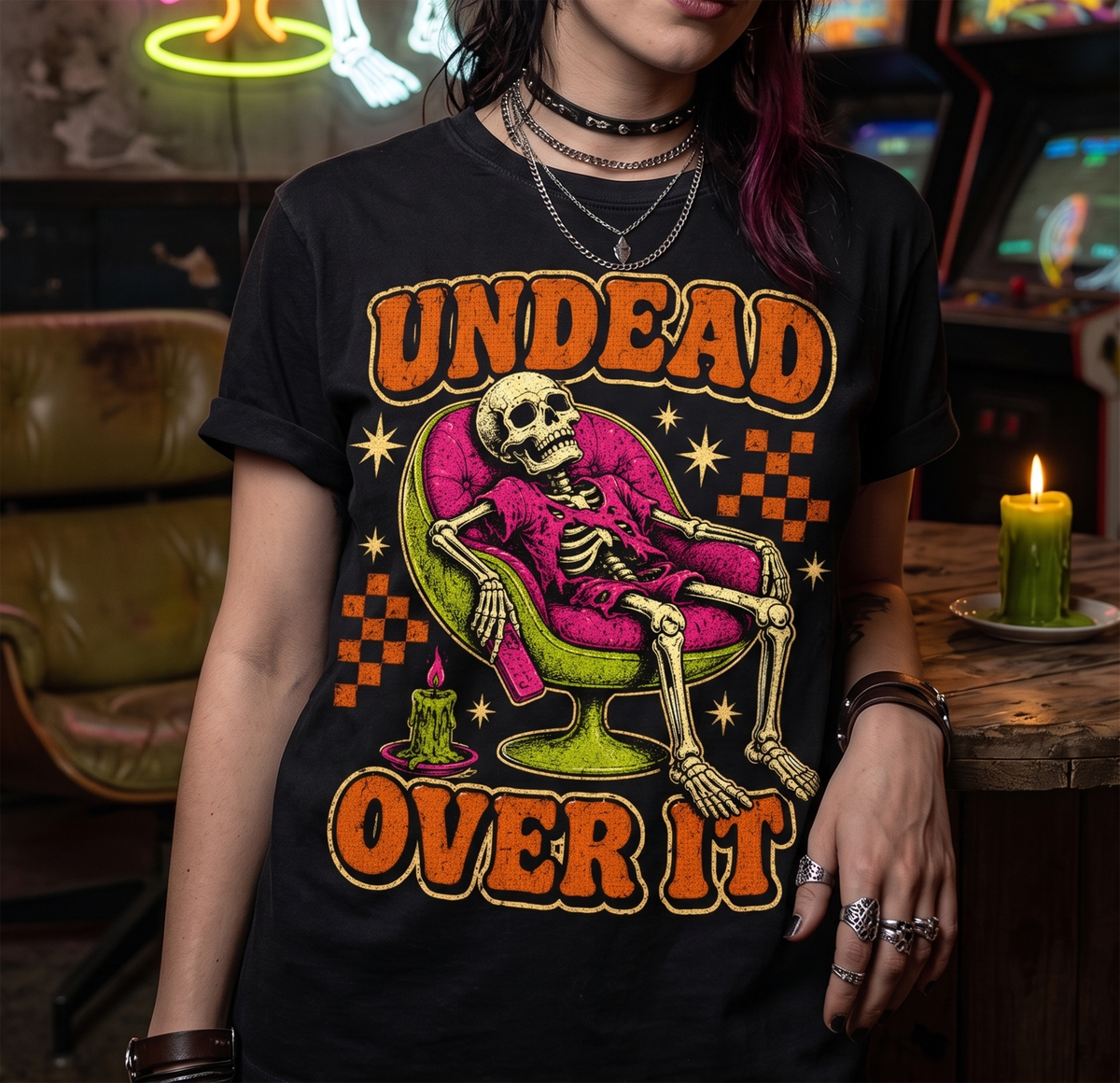 Undead over it (Kaylor) DTF transfer