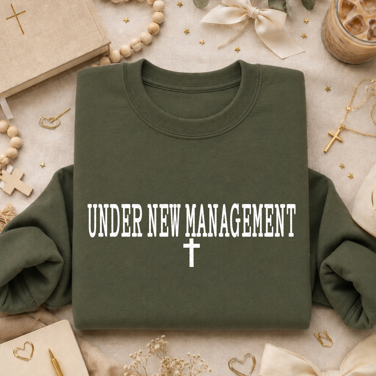 Under new management WHITE (SDD) DTF Transfer