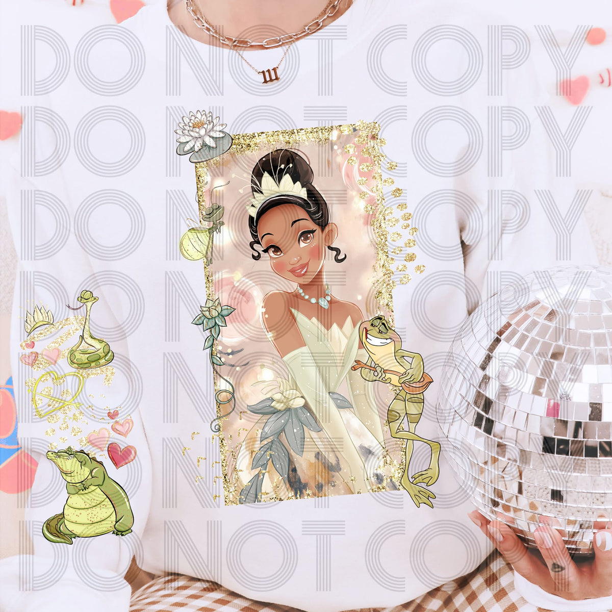 Princess 11 Frame Sleeve Only (ONE SLEEVE ONLY)(RENEWED) DTF Transfer