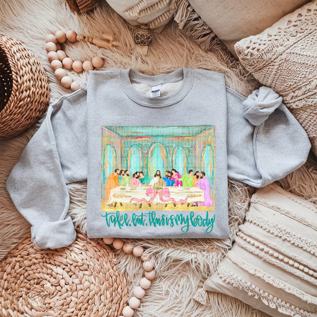 Take, eat, this is my body 68786 DTF transfer