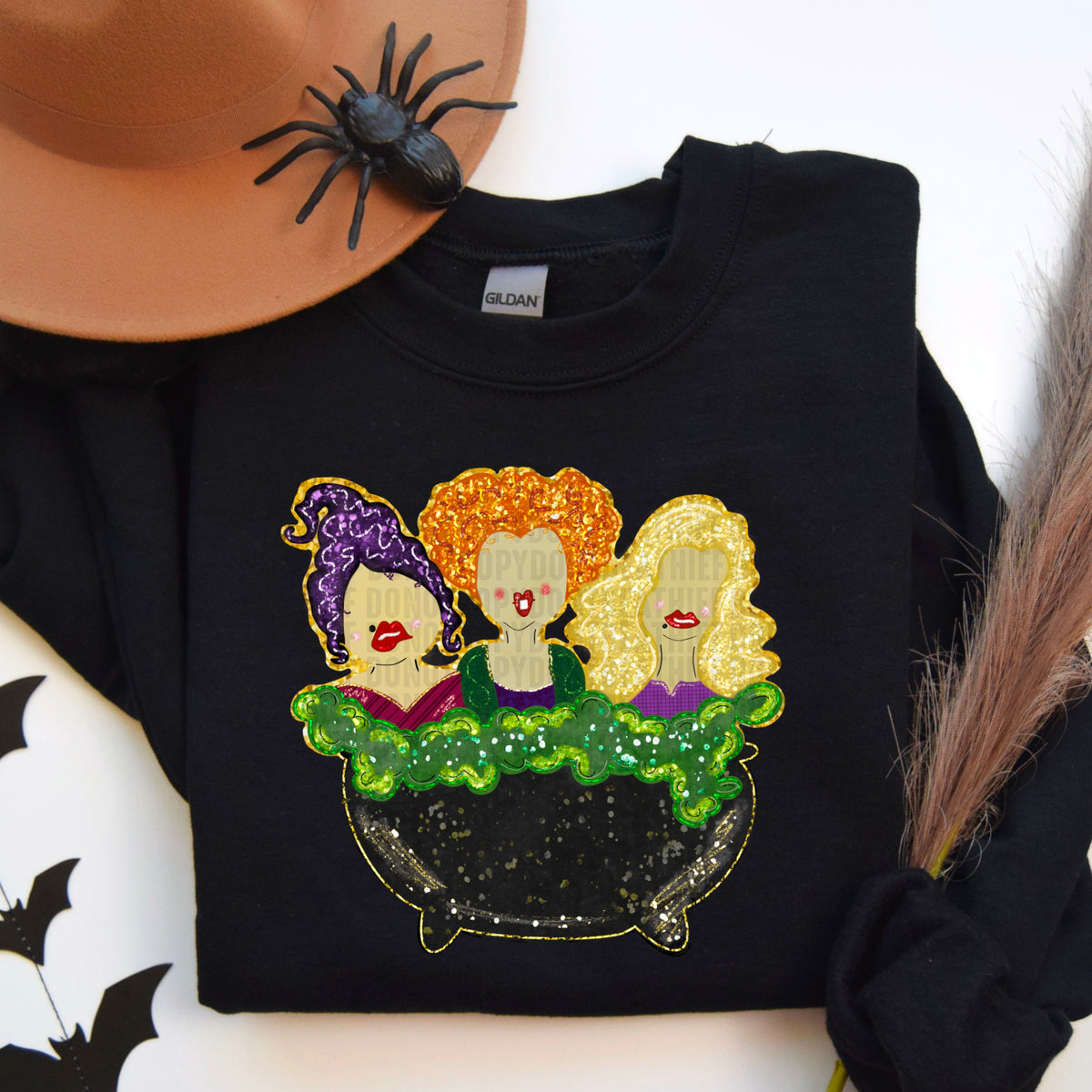 Sandersen sisters in kettle (CITY) DTF transfer