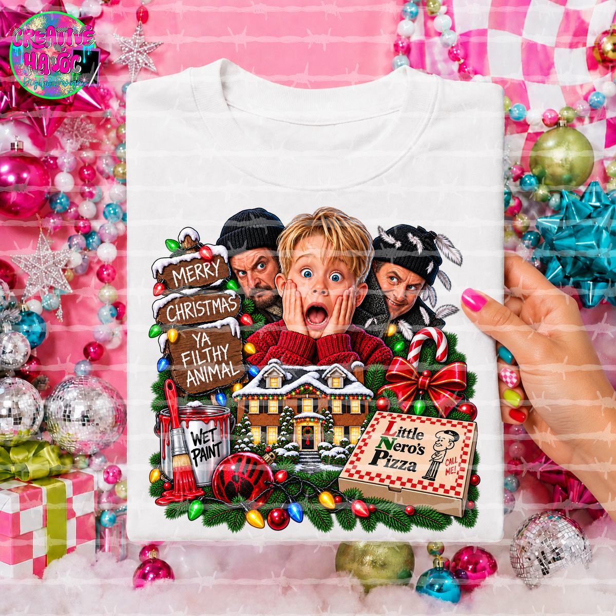Merry Christmas home alone DTF Transfer